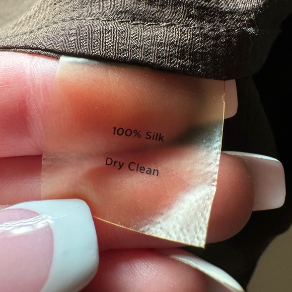 Talbots size 12 top 100% silk - Picture 3 of 3